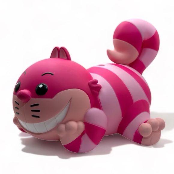 Disney Alice in Wonderland Cheshire Cat Pink Tail & Grin Kids Piggy Coin Banks - Picture 4 of 4